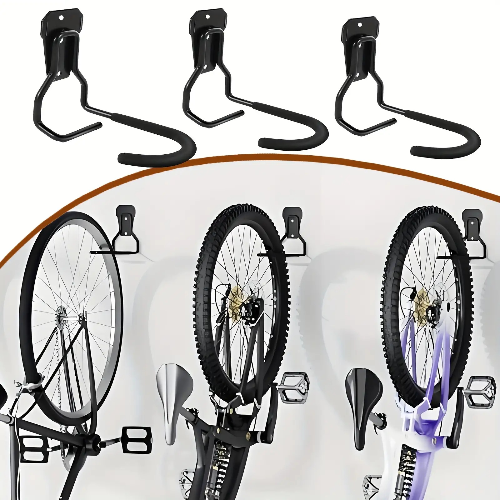 Cycling Gear Organizer Wall - Fiets Muurbevestiging Haak Verstelbare Fietsparkeerrek Road