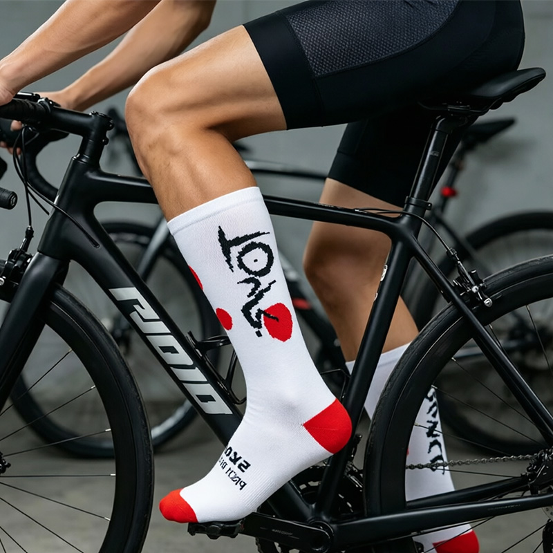 Ykyw Cycling Gear - Letterdesign Comfortabele, modieuze, middellange tot lange