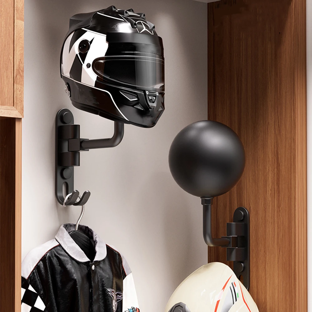 Cycling Gear Wall Storage - Motorhelm wandhouder - 180 graden draaibaar