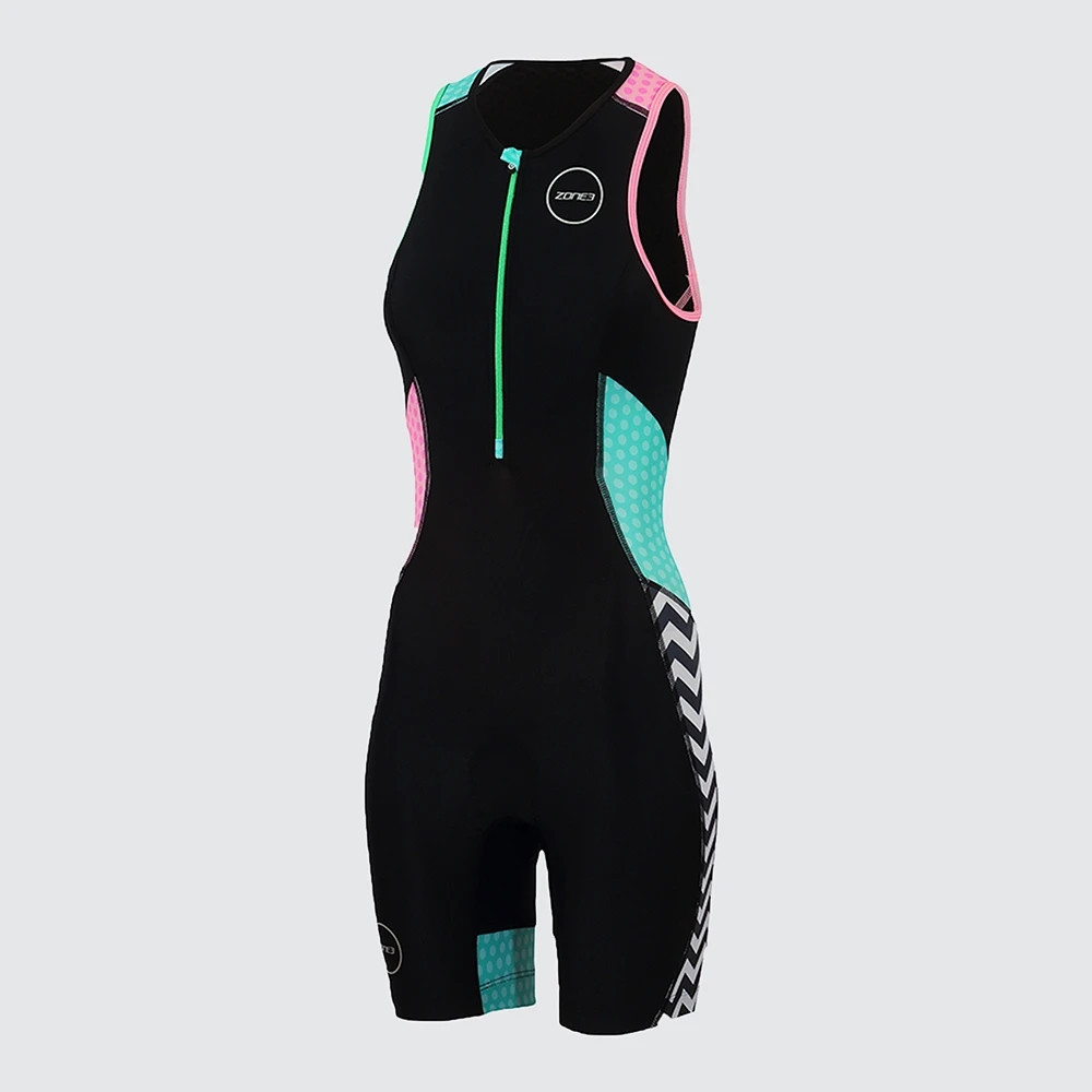 Cycling Gear Ladies - Triatlon Dames Bicicleta Mouwloze Panty Ropa