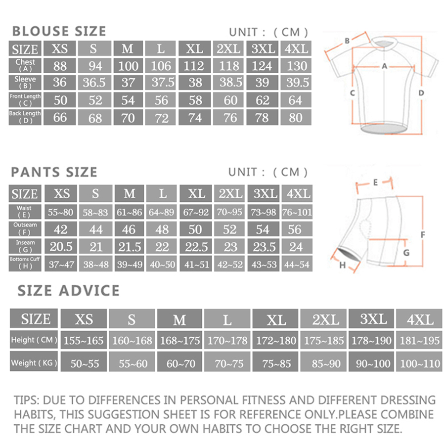 Rvouei Team Heren Wielertrui F - Ykyw Cycling Gear recensie en prijs