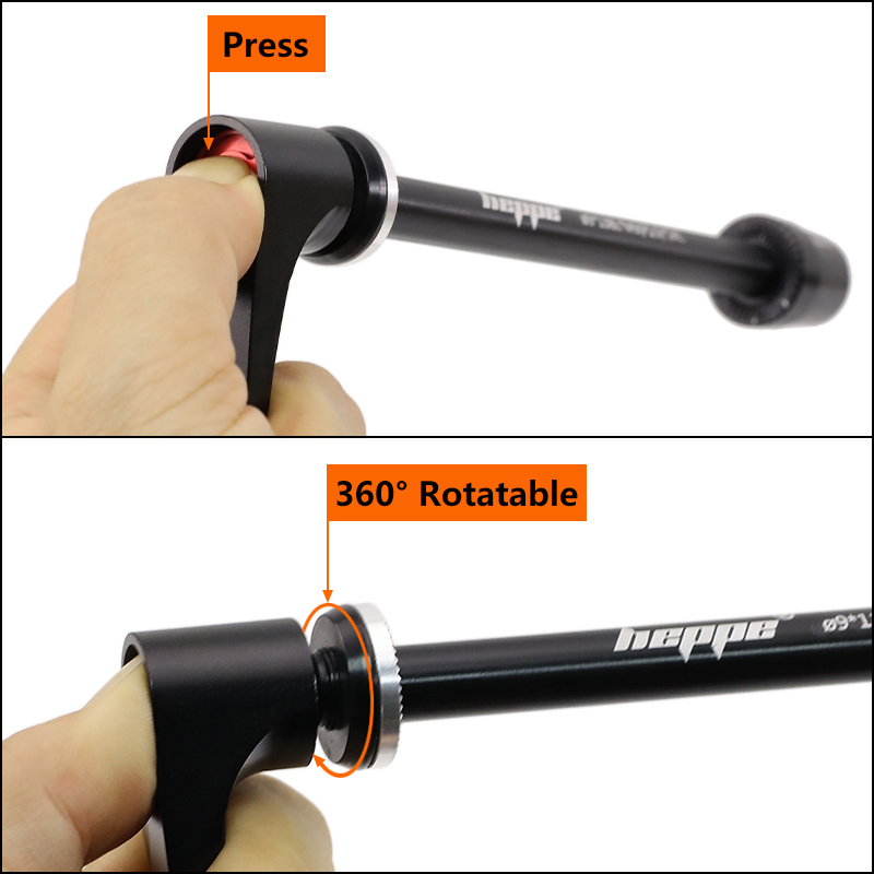 HEPPE Fiets Steekas 9x100 10x1 - Quick Release Skewer recensie en prijs