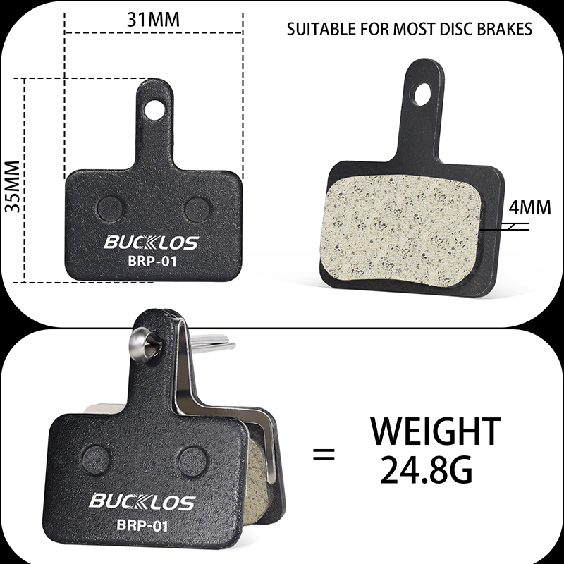 BUCKLOS Remblokken Fiets MTB H - Ykyw Cycling Gear recensie en prijs