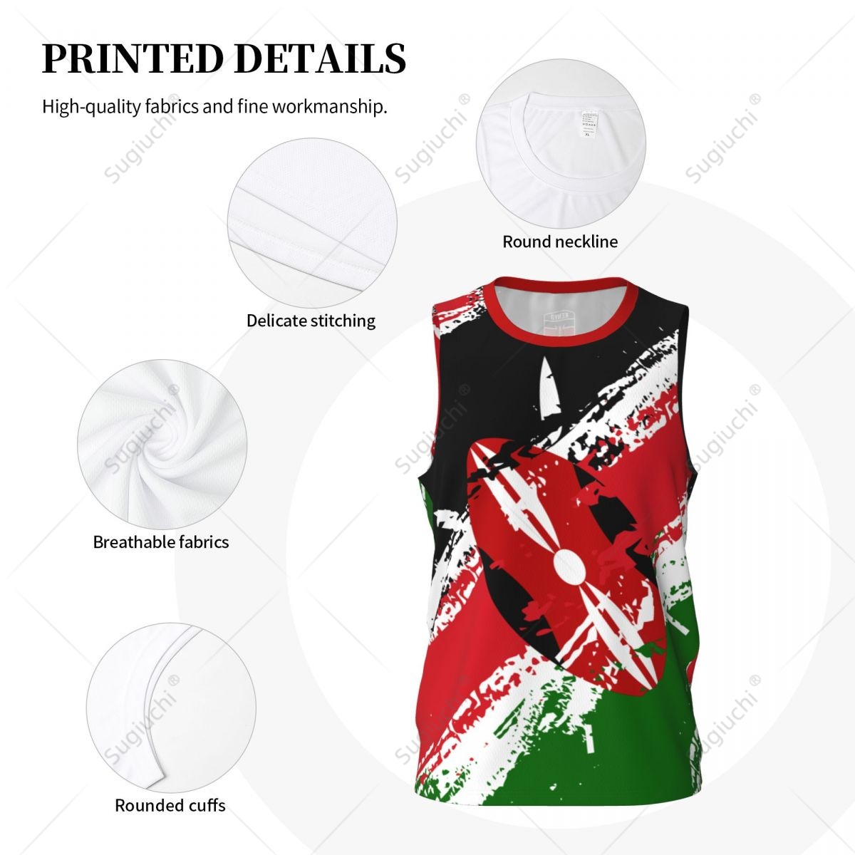 Mannen Basketbal Sport Kenya V - Cycling Gear Kenya recensie en prijs